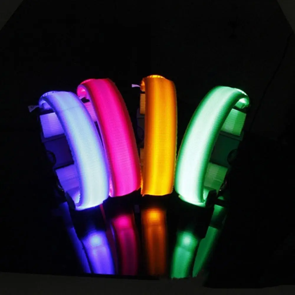 

Puppy Dog Cat Night Safety Flashing Luminous LED Light Adjustable Pet Collar
