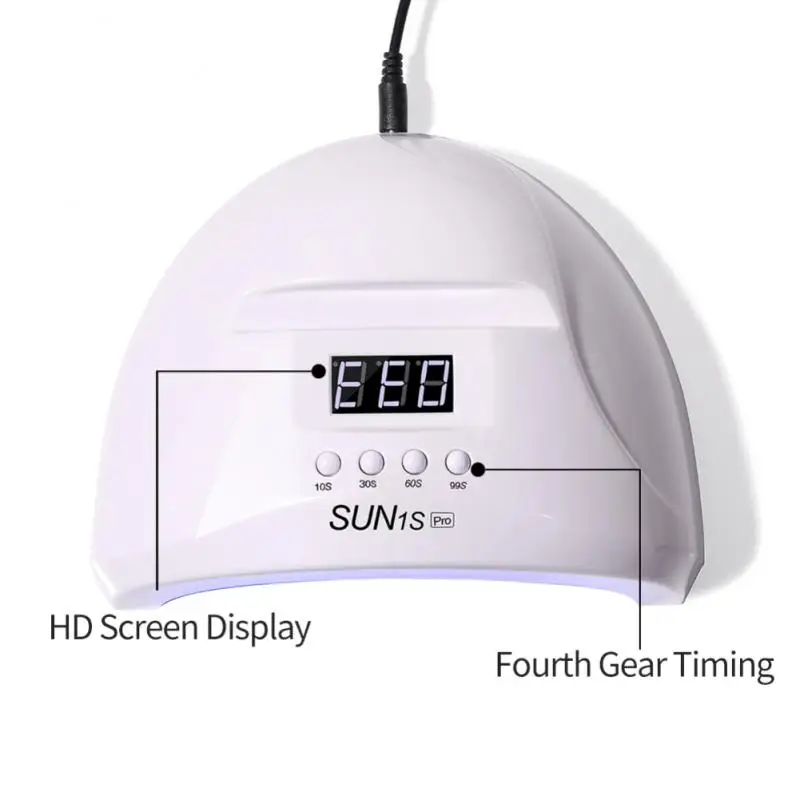 네일 건조용 UV LED 램프, 네일 광택제 타이머, 자동 센서, 네일 드라이어, EU/USB 플러그, 큐어 젤, 36 W, 96W