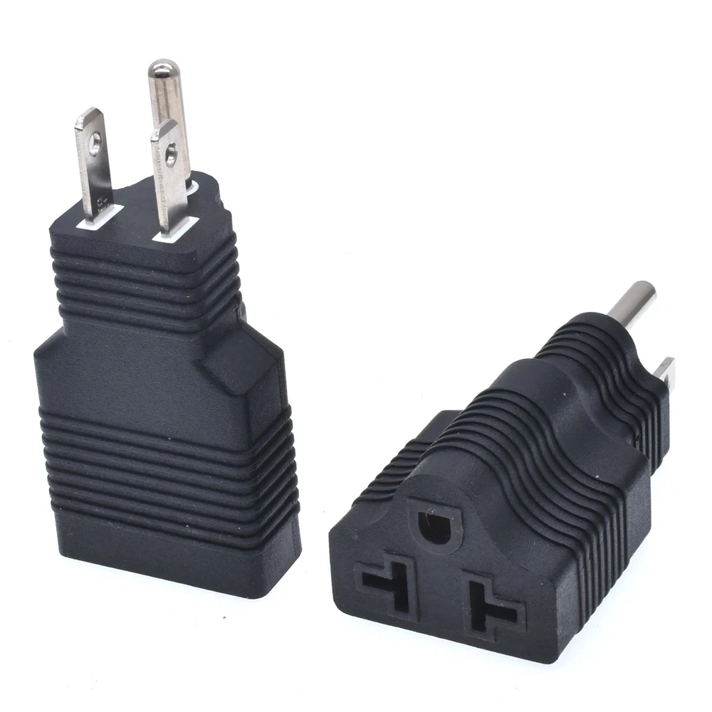 USA US Male to NEMA 5-15P 5-20P 6-15P 6-20P Female American Socket 2Pin to 3Pin Plug AC Power Adapter Industrial Connector