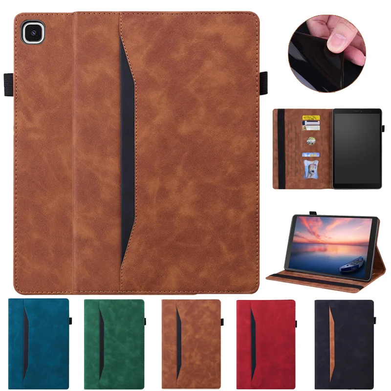 Capa para Tablet Folio Business em Couro pu Capa para Samsung Galaxy Tab a8 a sm X205 X200 2023 T290 2023