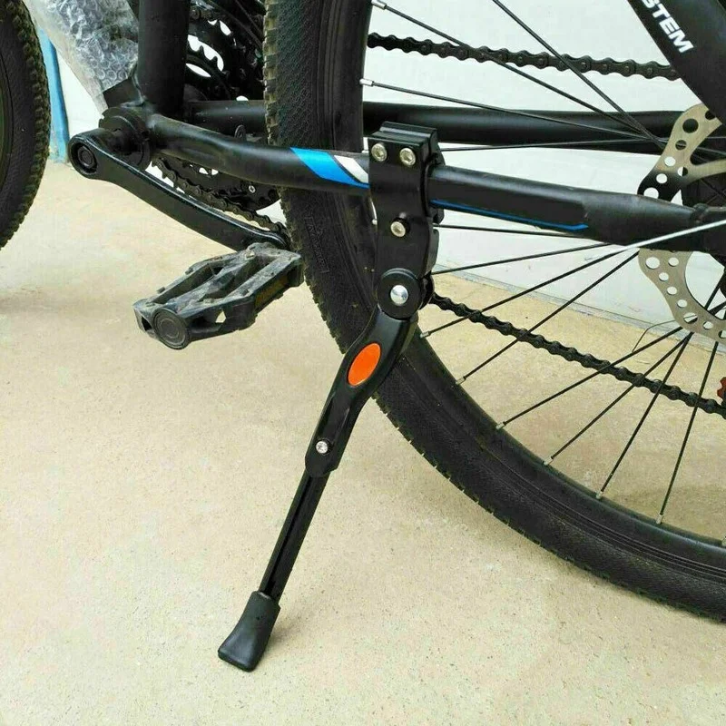 Adjustable Road Bicycle Kickstand Parking Rack Mountain Bike Support Side Kick Stand Foot Brace Universal Hardware Accessories