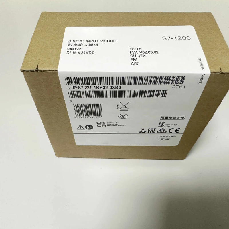 

New Digital Input Module 6ES7221-1BH32-0XB0 6ES7 221-1BH32-0XB0 6ES72 21-1BH32-0XB0 Quick Shipping Warranty for One Year