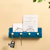 Adhesive Hanging Key Holder Wall Mounted Kitchen Drying Rack Durable No Drilling Storage Container for Bracelet Phone Mails 3