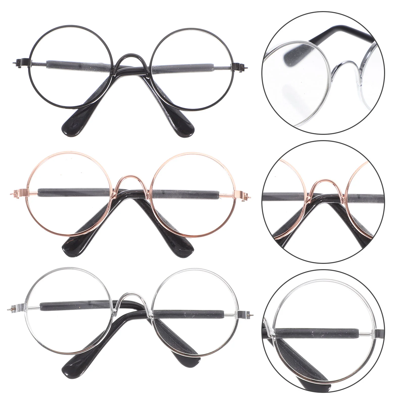 

Accessories 18 Inch Dolls 10 Dollhouse Glasses Toys Ornamental Eyeglasses Props