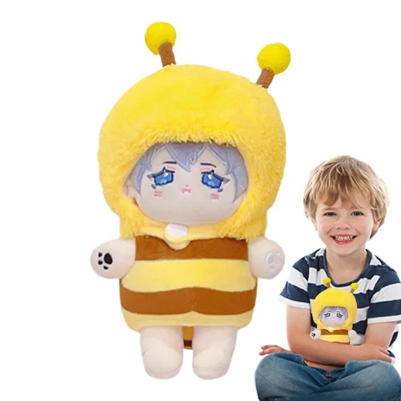 Honey Bee Plush Toy Cute Cotton Doll Clothes Lovely Hornet Bee Stuffed Soft Dolls Gift For Girl Plush Doll Toy Clothes Clothing слипоны honey girl