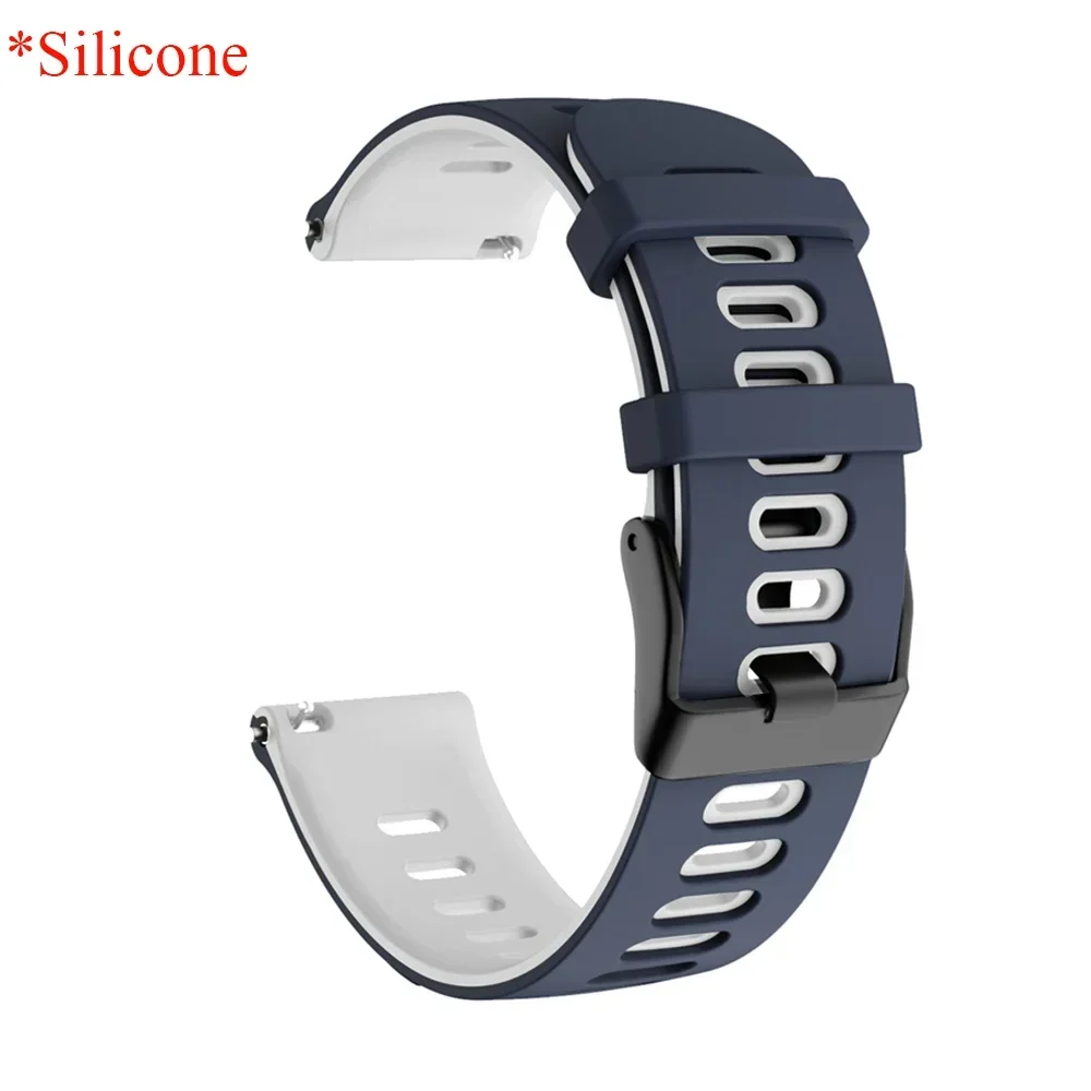 Premium Leather Soft Replacement Wristband, 20mm/22mm, Universal Fit