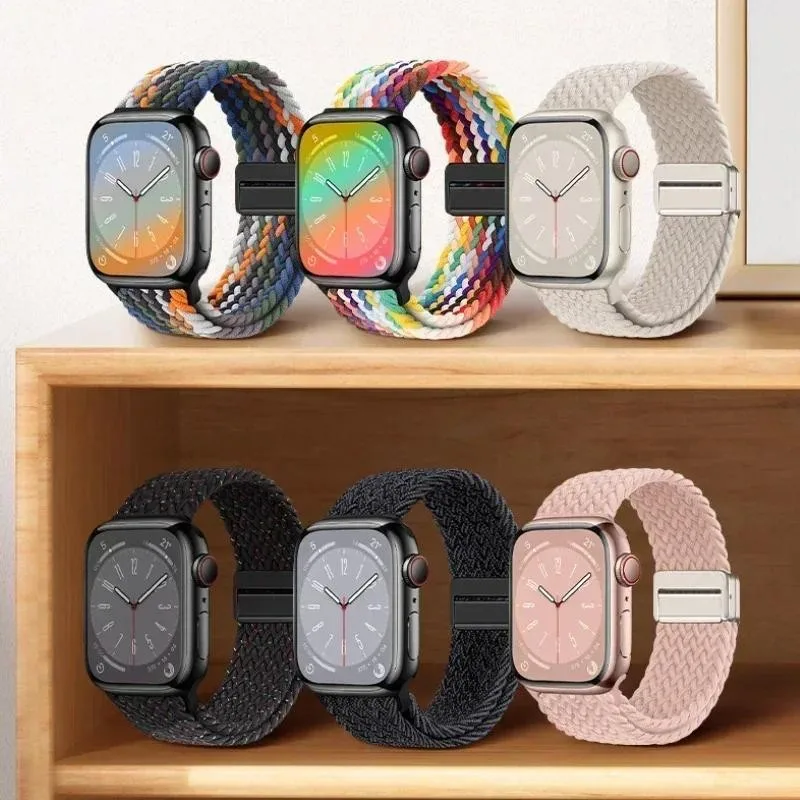 Nylon Braided Watch Strap Image 6