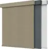 100% Blackout Artificial Linen Cordless Roller Shades for Indoor Windows, Roller Blinds for Home, for Window Size 58" W × 72" H 1