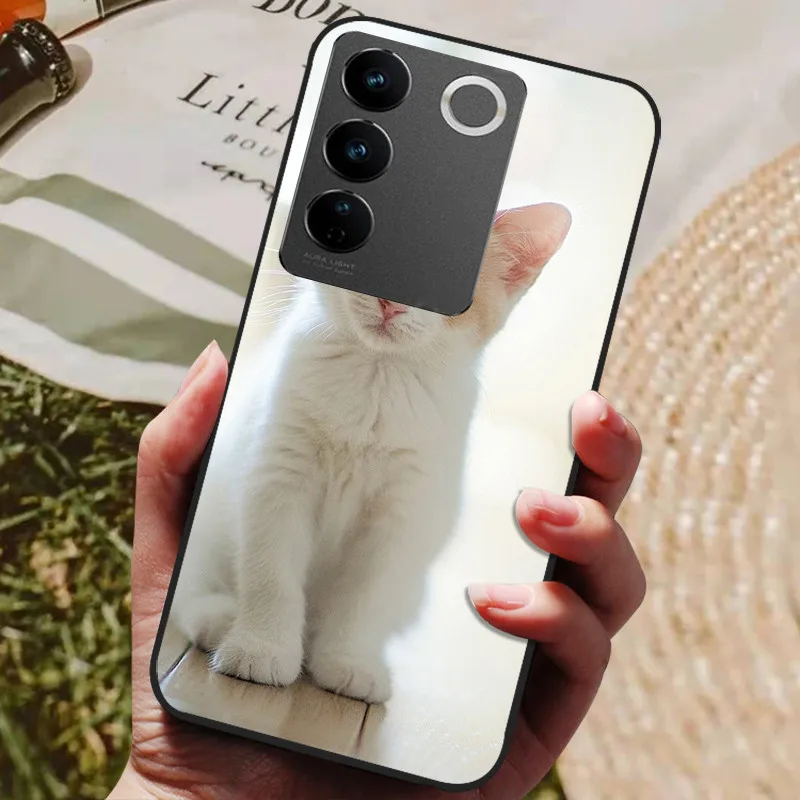 Sleek Black Silicone Phone Case - Durable TPU Protective Cover
