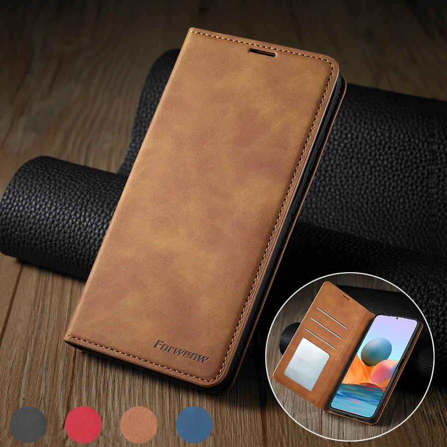 

Кожаный чехол-бумажник для Xiaomi Redmi 10 10A 9 9A 9C 9T 8 Note 11 11S 11 Pro 10S 10 Pro 9 Pro 8 7 Mi Poco X4 Pro M3 M4 Pro F3 11T