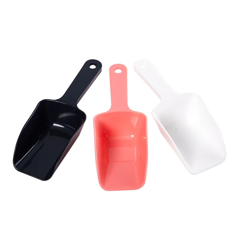 Description Picture 6 of itemPlastic Bar Candy Scoop Shovel Scoop Round Bar Pub Home Ice Cubes Spice Candy Flour Nut Scoop Spoon Wedding Buffet Kitchen Tools