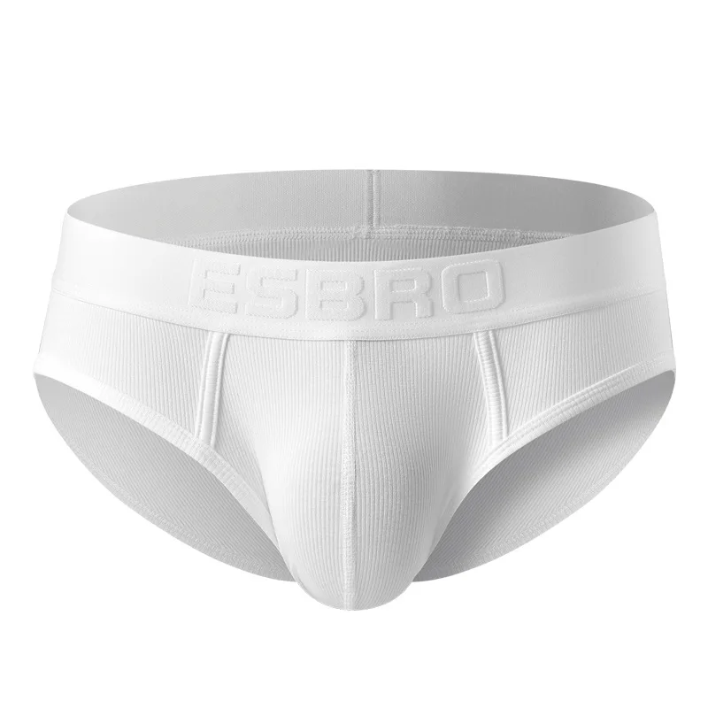 Threaded U convex bag comfortable men's thin underwear, cross-border delivery of low-rise elastic sports briefs E01 - 5
