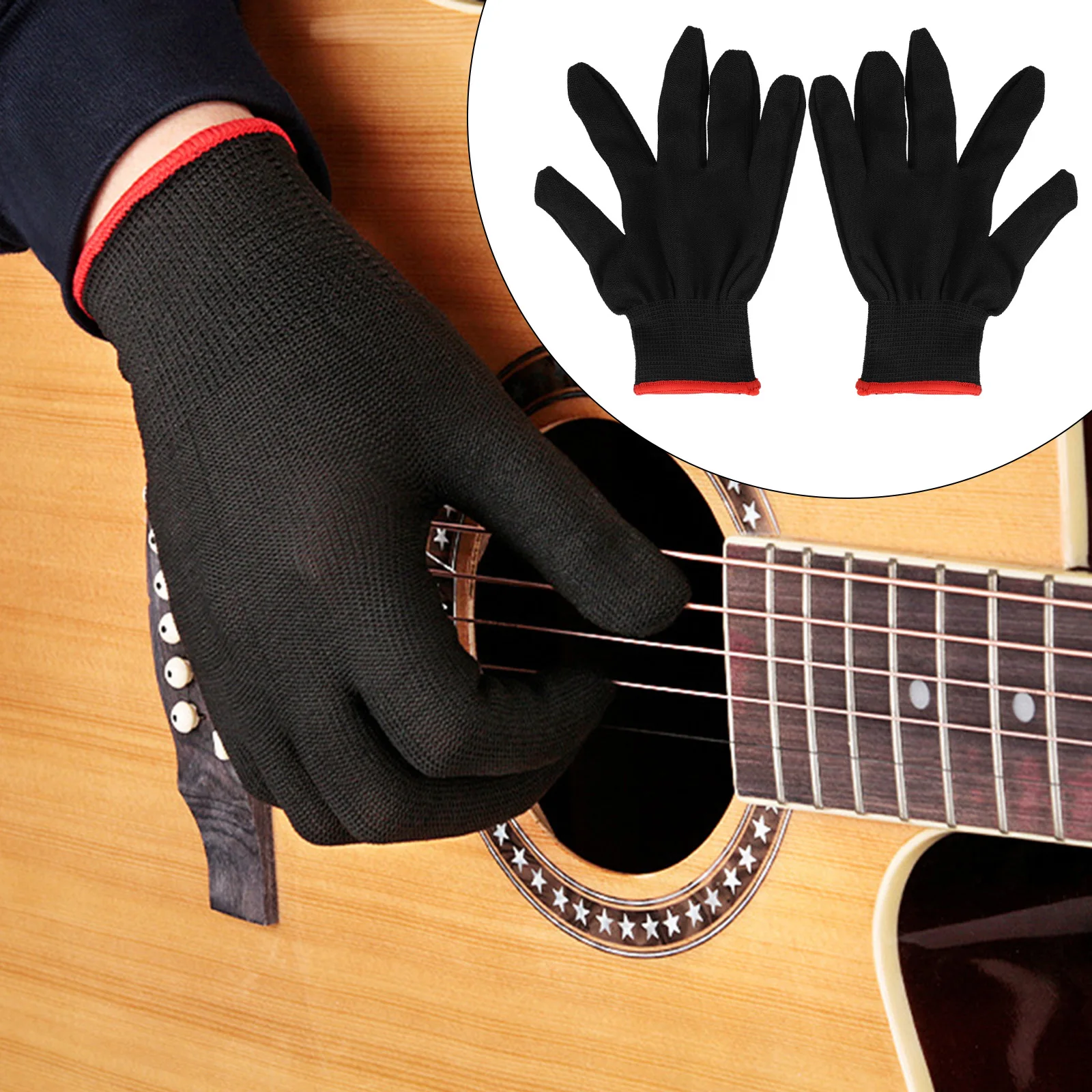 Electric Bass Practice Gloves - Anti-Pain Finger Gloves