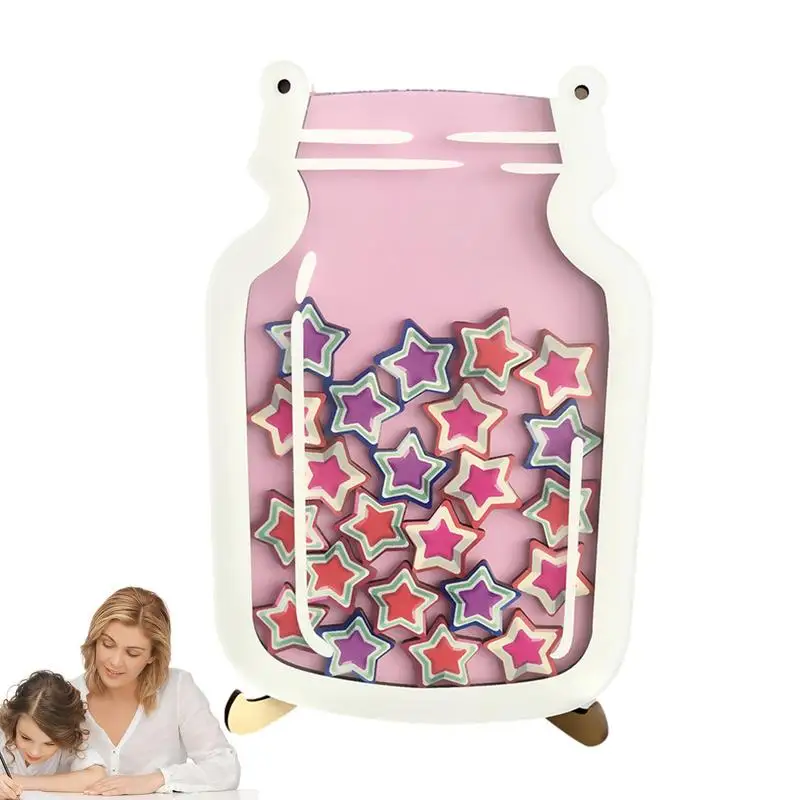 

Баночка для вознаграждения, классная баночка, система вознаграждения, баночка для вознаграждения, 30 шт. монет, инструменты для управления поведением в классе, доска для объявлений, Таблица