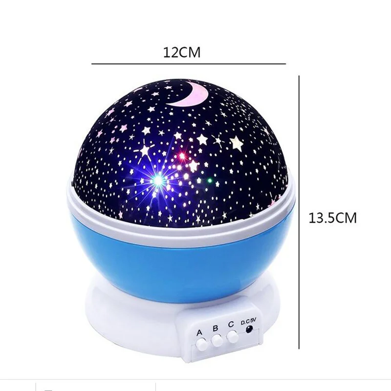 별 침실 조명 스마트 프로젝션 볼, 다채로운 회전 별 달 프로젝션 라이트, 수면 LED 야간 조명, 선물 별 조명