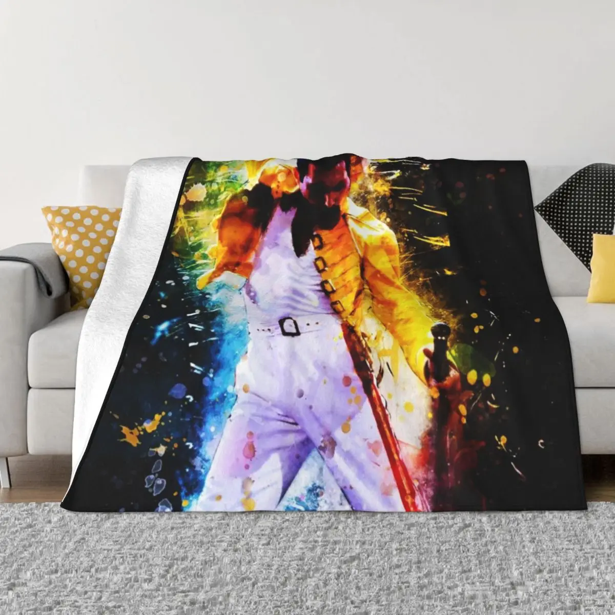 

Классическое Одеяло Rhapsody Freddie Mercury в богемном стиле, свободное одеяло, тонкое одеяло