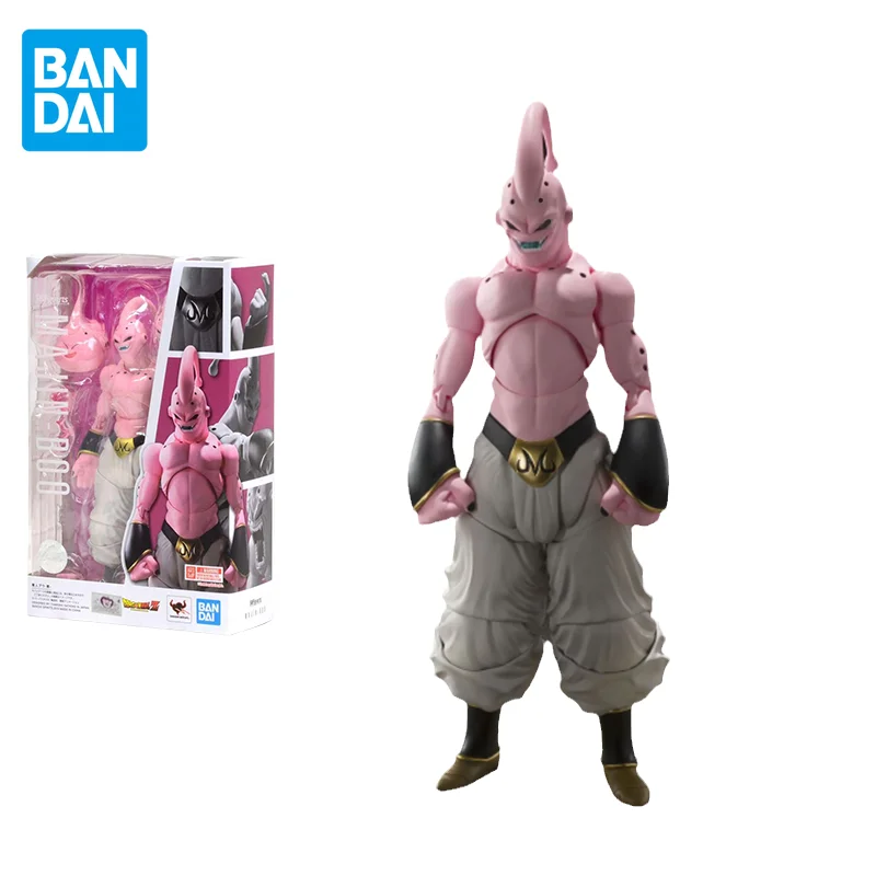 

Bandai Original Dragon Ball Z Anime Figure SHF Majin Buu Action Figure Toys For Kids Gift Collectible Model Ornaments