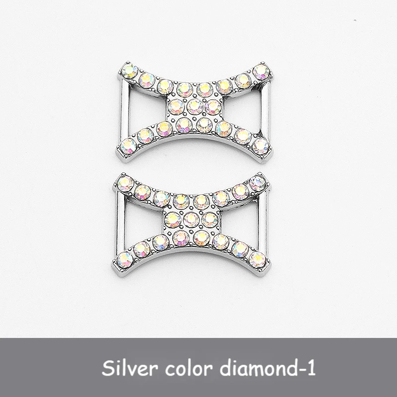 Luxury Rhinestone Diamond Sneaker Charms - Colorful Shoe Decoration Accessories