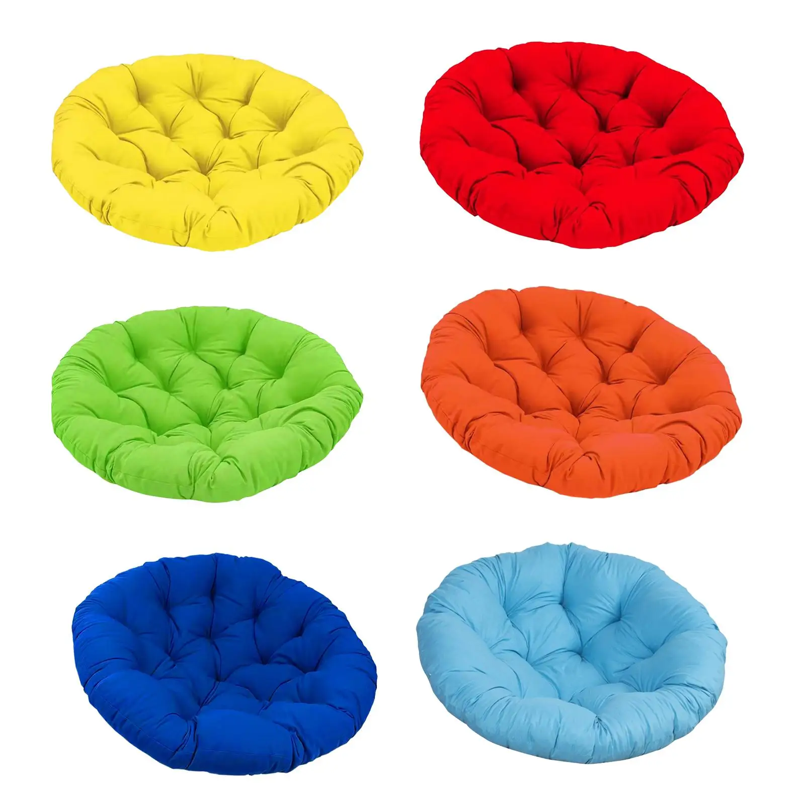 Outdoor Seat Cushion, Round Rattan Cushion, Hanging Basket Chair Cushion for Swing Chair Hammock Wicker Chair Rocking Chair