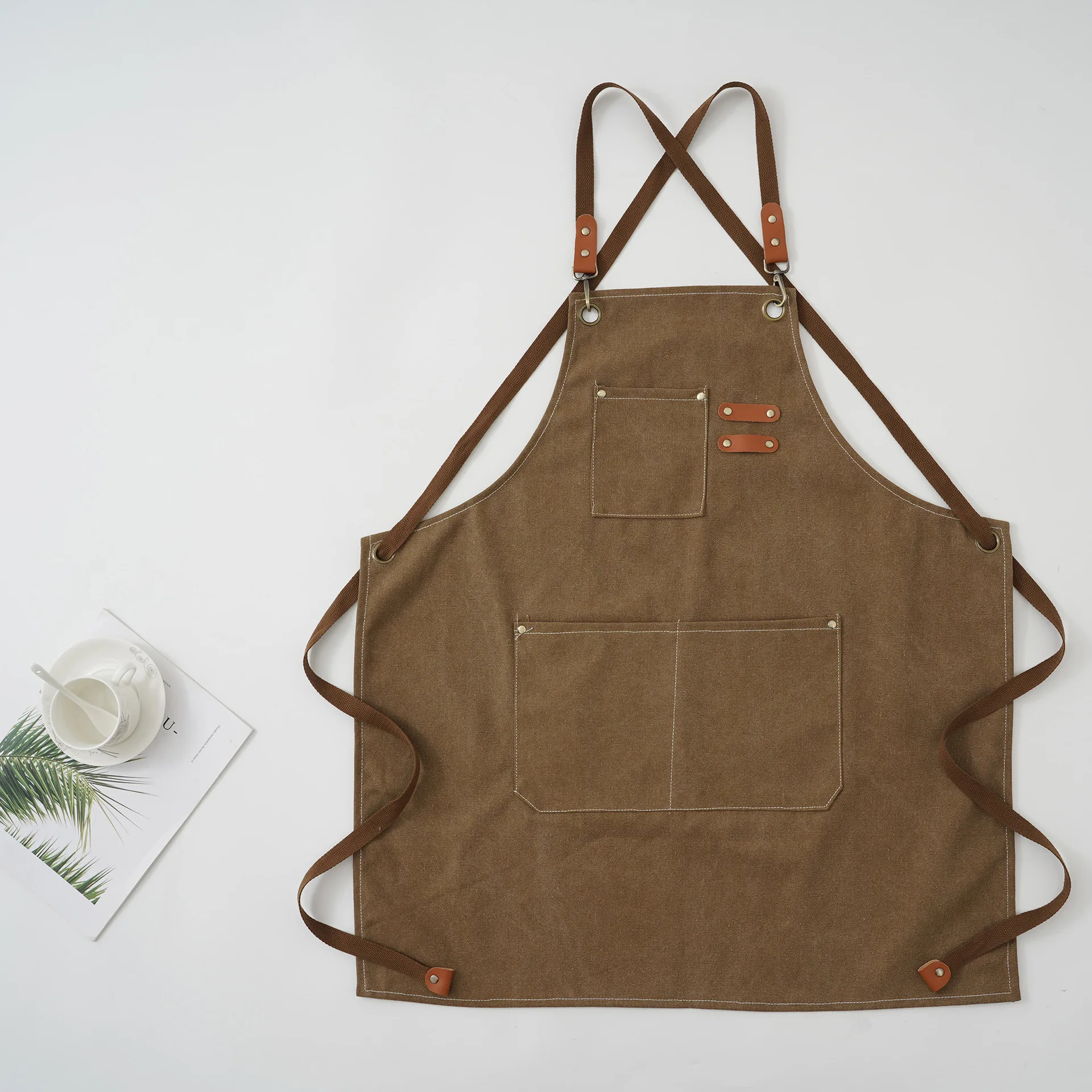 Thick canvas apron 1