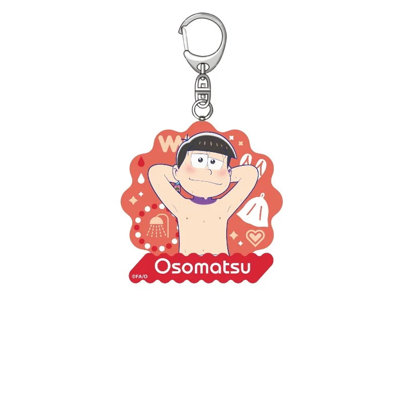 Anime Osomatsu-san Cartoon Figure Keychain and Bag Charm