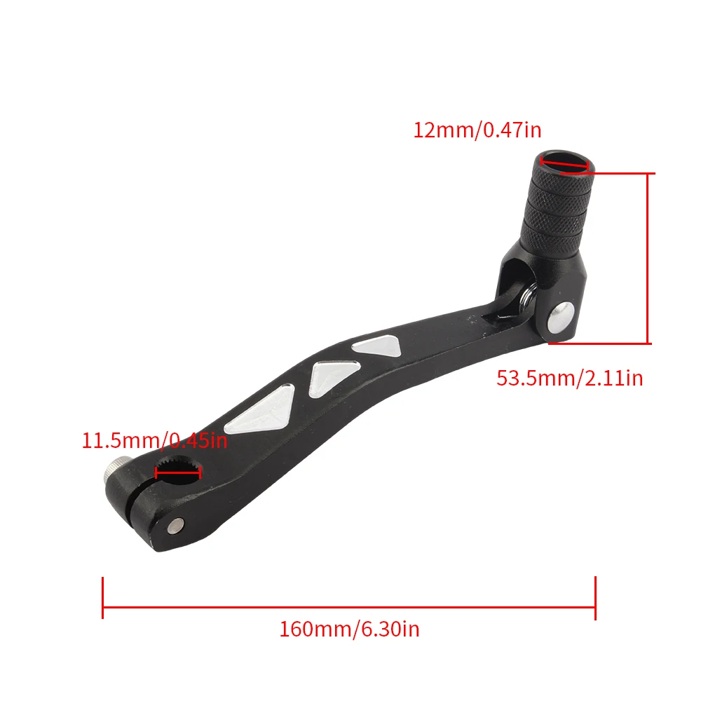 Enhanced Folding Aluminum Motocross Gear Shift Lever for Dirt Bike Enduro Motorcycle
