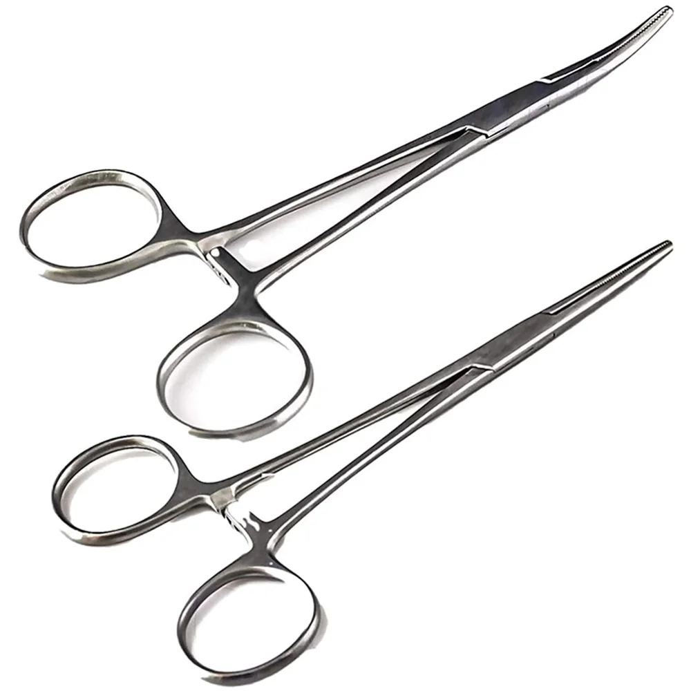 Angeln Zangen Haken Extractor Ellenbogen Gerade Fisch Control Aushaken Ausrüstung Entferner Gebogene Spitze Slicer Chirurgische Clips Werkzeug
