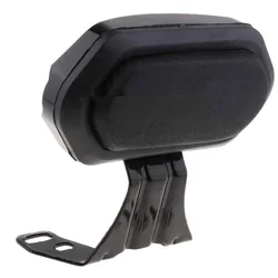 Black Removable Backrest Passenger Luggage Rack Universal Motorcycle Electric Vehicle