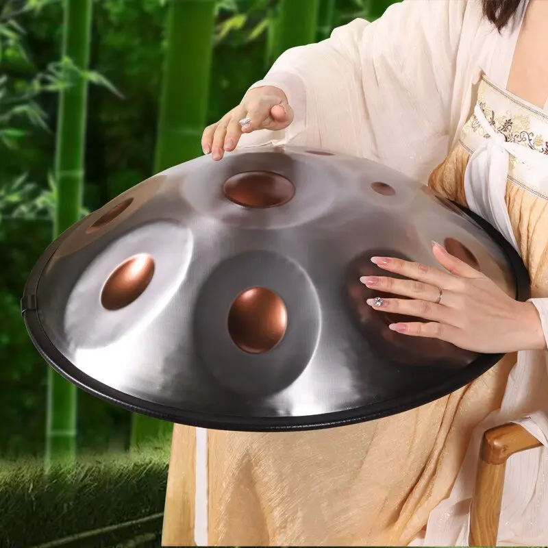 Blue 22 9 Notes Professional Hand Pan Good Sound Handpan Drum