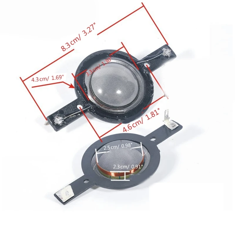 5x Altavoz Magnético Interno Tweeter Bocina 45mm 8Ohm Piezas De Accesorios De Altavoz Impermeables 5 Piezas