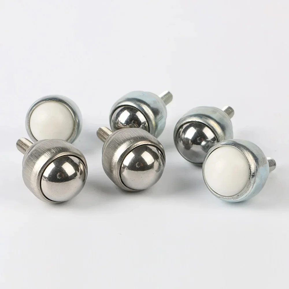 1-10pcs 막대가있는 볼 전송 범용 볼 전송 캐스터 CY-12D CY-19D CY-25D CY-25F CY-40F 나일론/탄소강/SUS 304