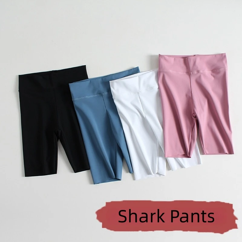 

Шорты для девочек и молодежи, летние детские спортивные брюки до колен, эластичные детские леггинсы, детские штаны для йоги, велосипедные шорты для девочек