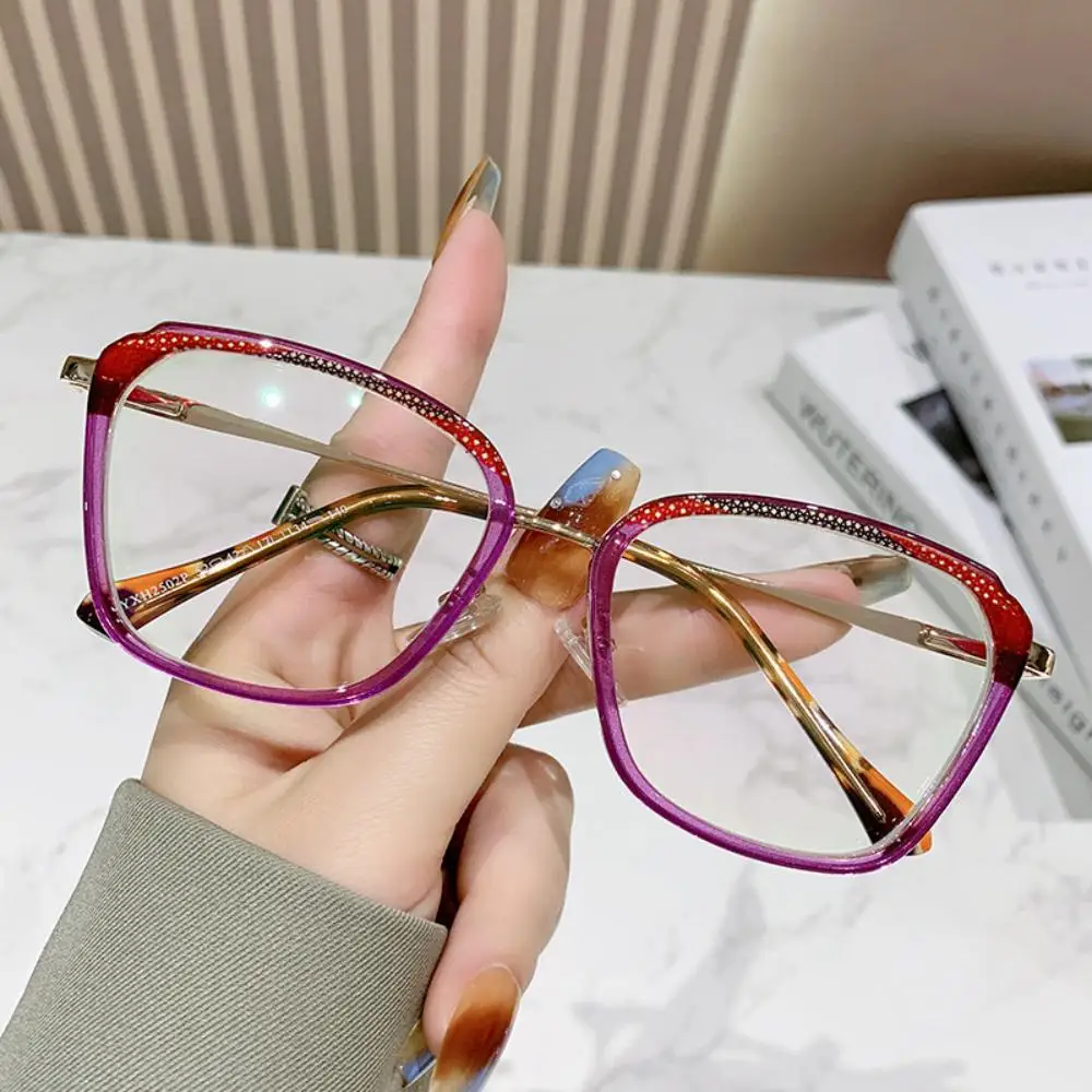 Fashion Eyeglass Frame Versatile Anti Blue Light Glasses Student Glasses Modern Myopia Eyeglass Frame For Cycling Stage Party
