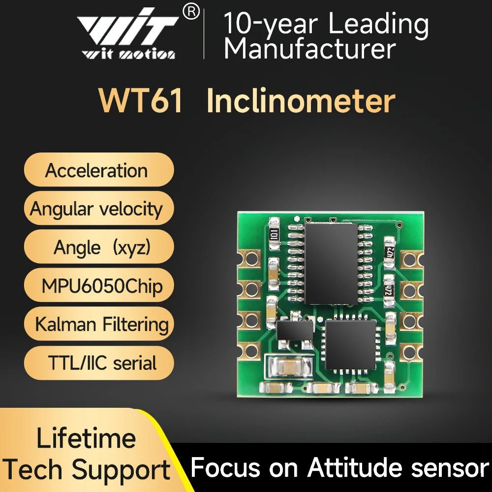 WitMotionWT61AHRSMPU60506AxisModuleDigitalInclinometer3Axis