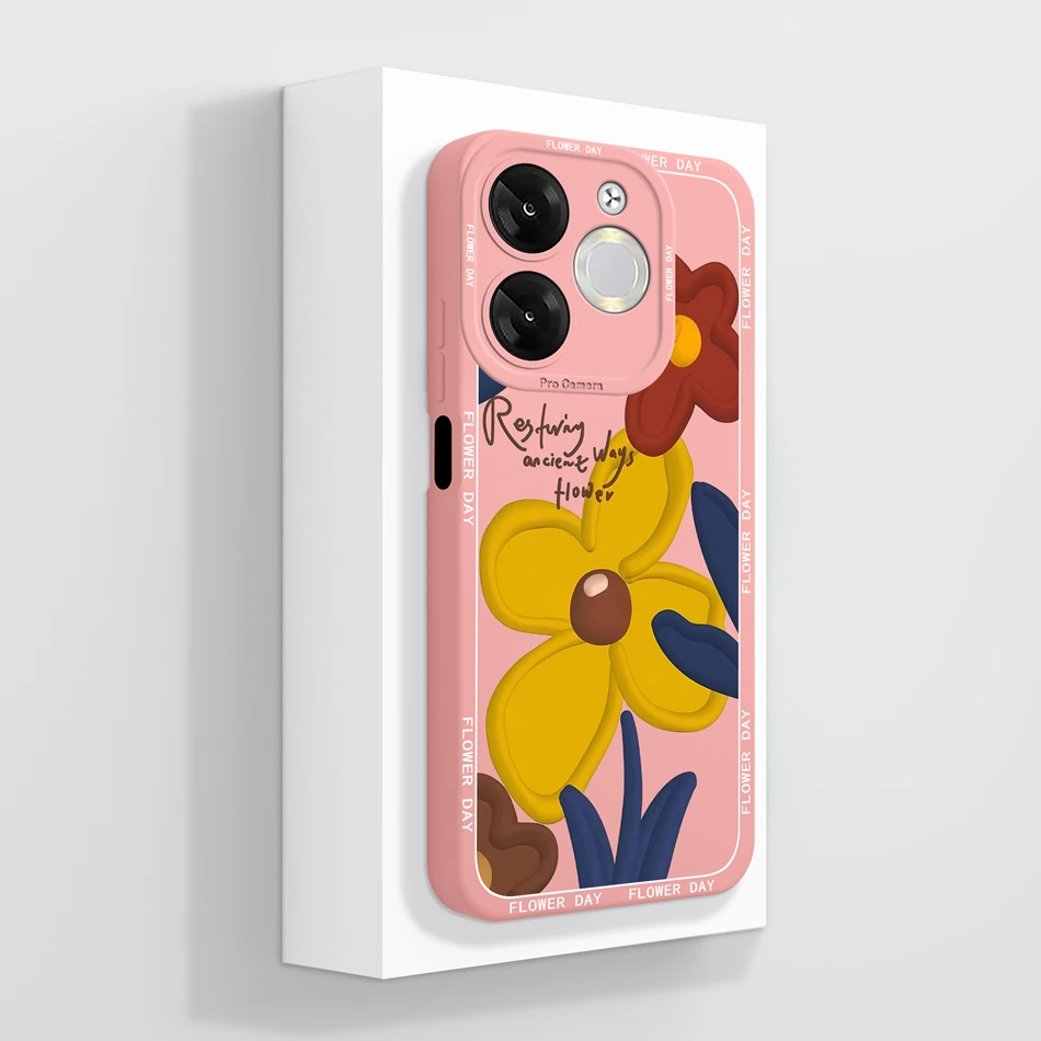 Exquisite Oil Painting Full Protection Soft Silicone Anti-Drop Phone Case