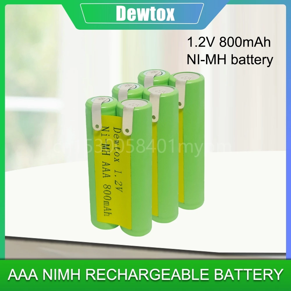 2.4V Aaa 800Mah Ni-Mh Batteria Ricaricabile Fai Da Te Per Ys534/17 Water Pik Wp-900 Remington Barba Trimmer Rasoio Rasoio