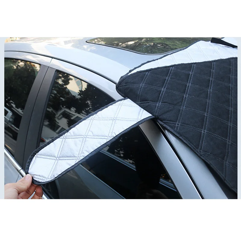 PE Aluminum Film Car Windscreen Covers Interior Mouldings Car Windscreen  Windshield Frost Cover Ice Snow Shield Front Protector - AliExpress