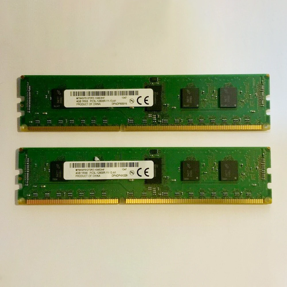 1PCS For MT RAM 4GB 4G 1Rx8 PC3L-12800R DDR3L 1600 REG RDIMM Server Memory MT9KSF51272PZ-1G6E 4 1PCS For MT RAM 4GB 4G 1Rx8 PC3L-12800R DDR3L 1600 REG RDIMM Server Memory MT9KSF51272PZ-1G6E - Image 2
