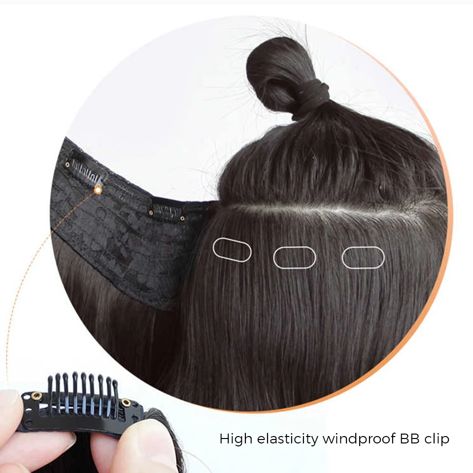 Synthetic Curly Wavy Hair Extension Wig for Women