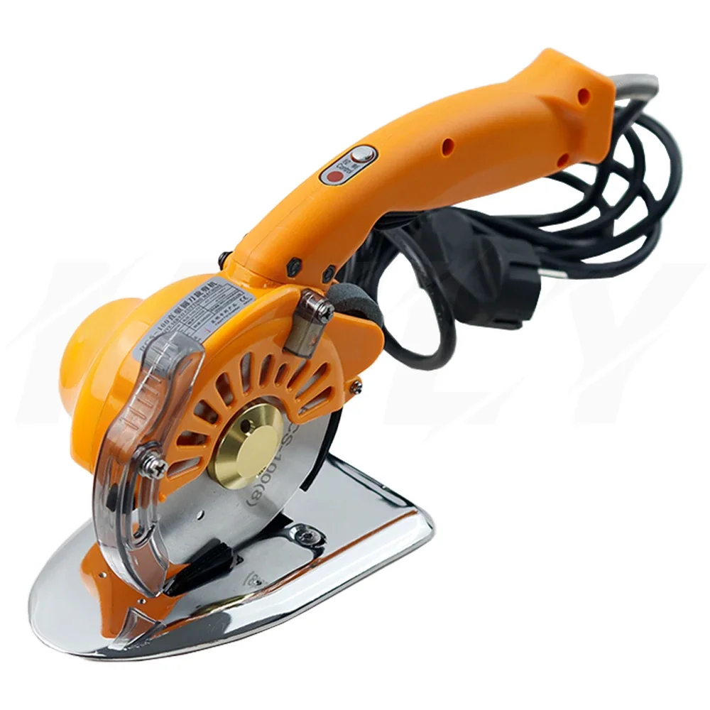 산업용 전기 가위 휴대용 원형 칼날 110V/220V 원단 절단기 무소음 서보 직구..