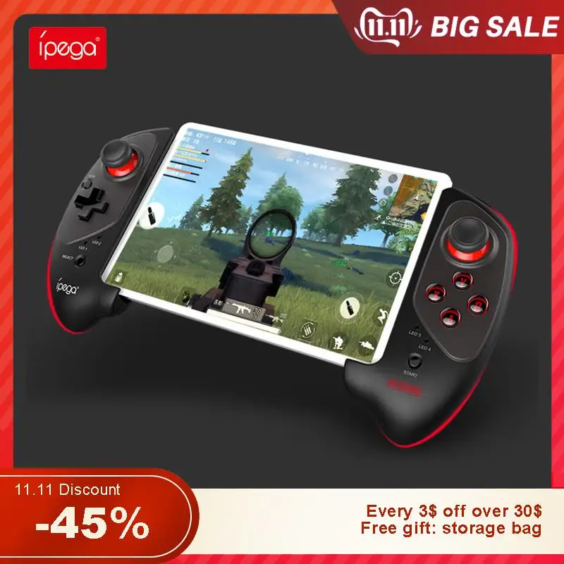 

New Ipega PG-9083S Game Controller Bluetooth Wireless Gamepad Controle Stretchable Joystick For iOS Android Phone Tablet TV Box