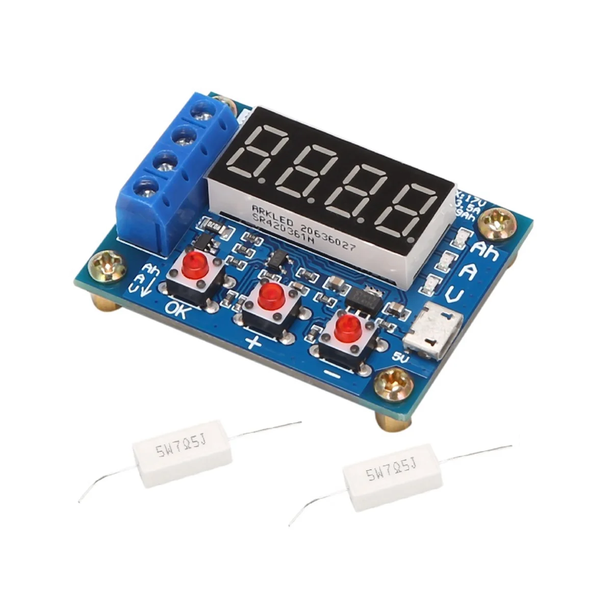 

ZB2L3 Battery Tester LED Digital Display 18650 Lithium Battery Power Supply Test Resistance Lead-Acid Capacity