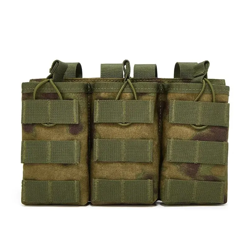Tactical Triple Molle Magazine Pouches Airsoft AK 7.62 5.56mm M4 AR 15 Rifle Mag Bag Hunting Accessories