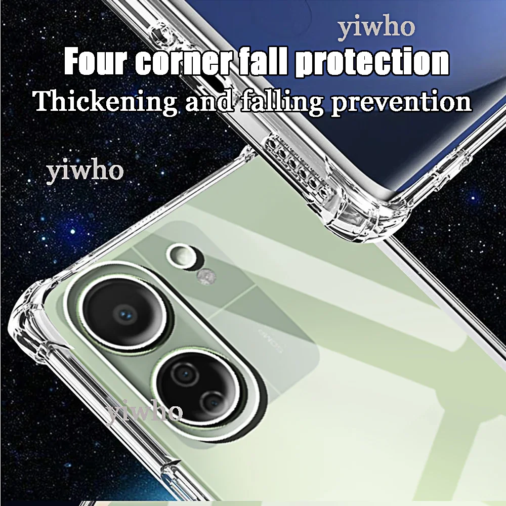 Shockproof Transparent Clear Silicone Phone Case