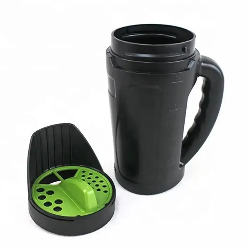 Handheld Seeds Spreader 2.5L Capacity Sowing Pot with Adjustable Lid Manual Dispenser for Grass Seeds Fertilizer Salt