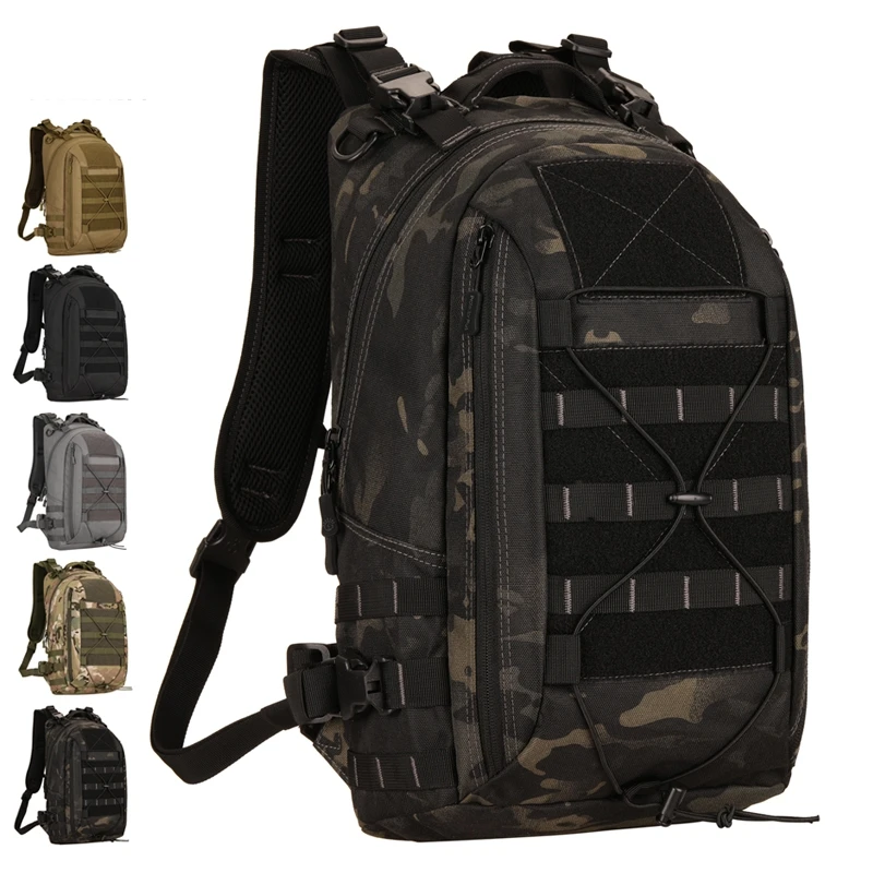 

17L Camo Men Tactical Backpack Outdoor Military Tactical Expandable Backpack Hiking Camping Trekking Hunting Bag Molle Bag