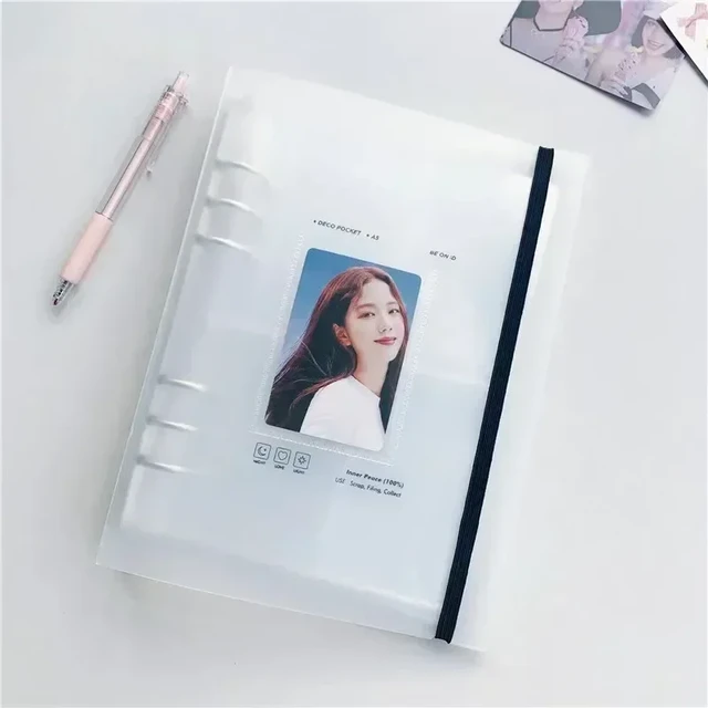 Photo Card Holder Kpop Binder  Photo Album Photocard Kpop - A5 Holder  Storage Book - Aliexpress