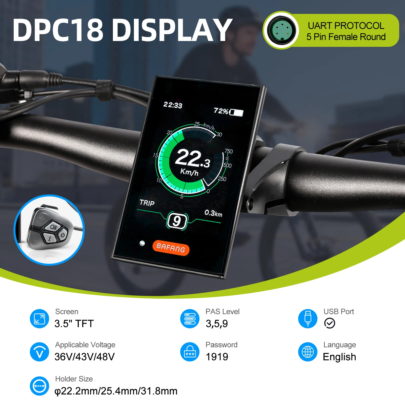 Bafang DPC18 UART