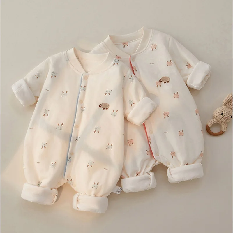 

Autumn Baby Bodysuit for Boys Girl Cotton Newborn Romper Long Sleeve Jumpsuit Cute Printed Kids One-pieces Clothes Infant Onesie