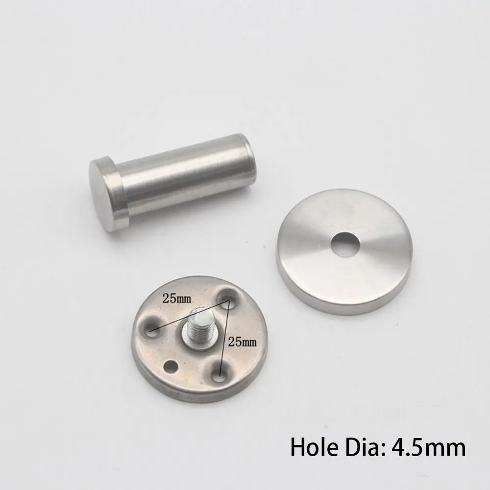 Description Picture 5 of item1Pcs Stainless Steel Single Clothes Hook with Screw Cylindrical Hat Towel Rack Wall Punching Hook Bathroom Hardware Accessories